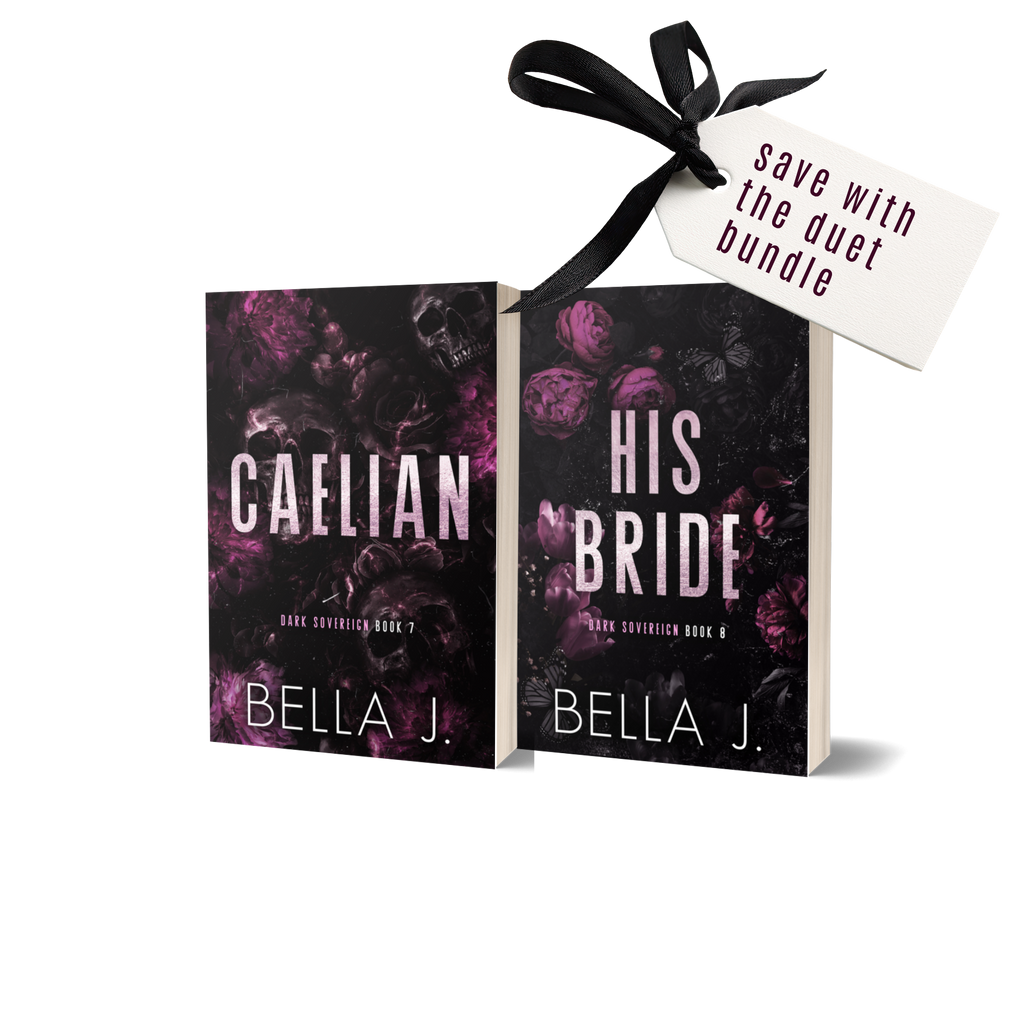 Caelian Duet signed paperback bundle by Bella J., discreet covers: Caelian, His Bride